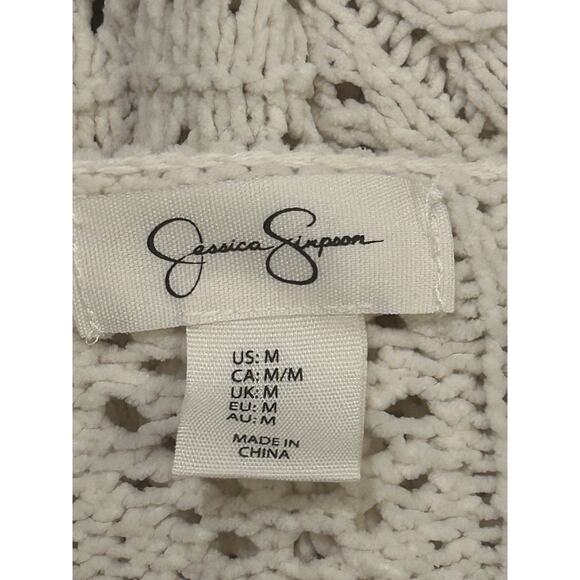 Jessica Simpson Cream Knit Shrug size M - Picture 3 of 3